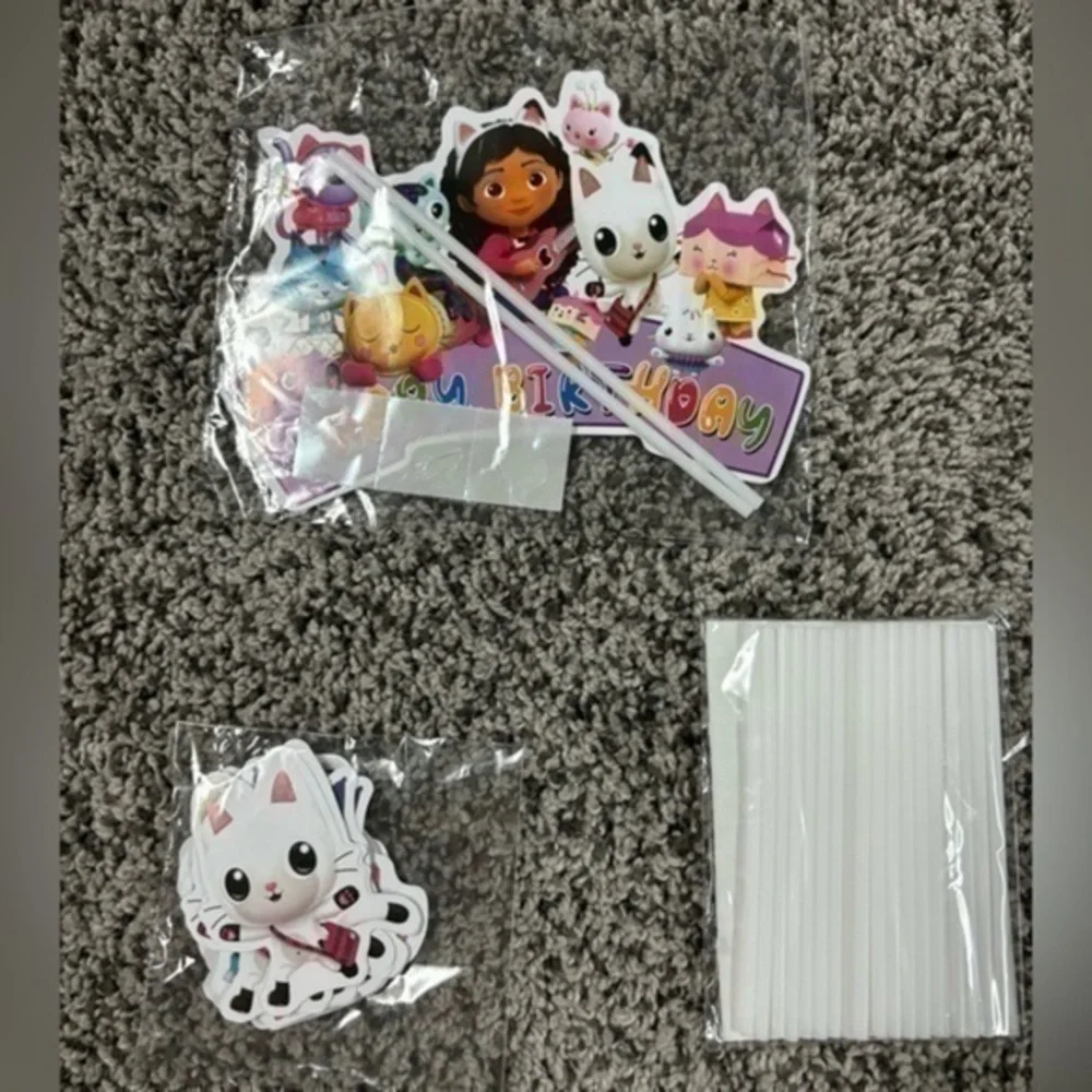 Gabby’s Dollhouse Cake Toppers and Cupcake Toppers